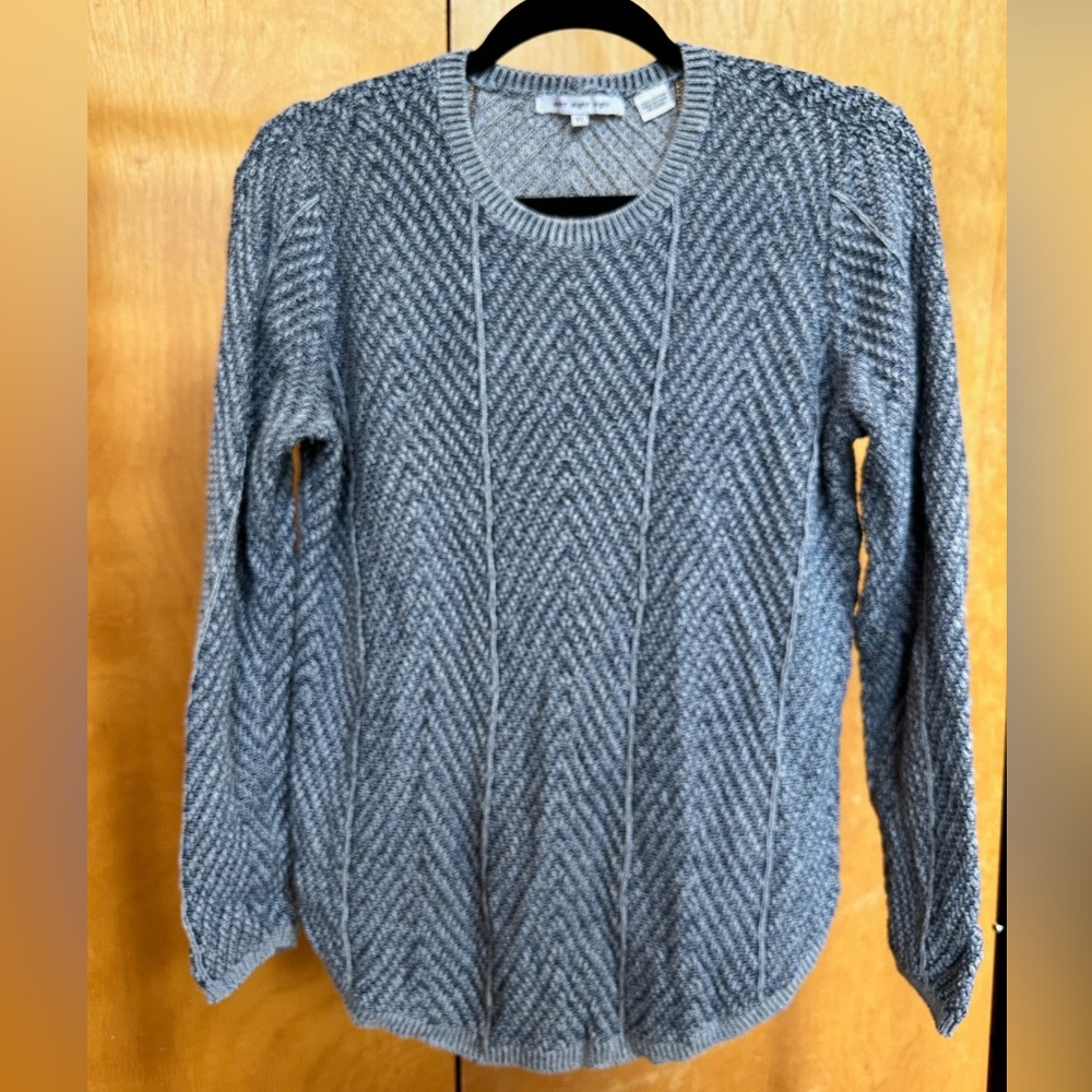 100% Cotton Intricate Woven Sweater